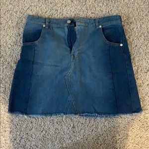 Jean skirt